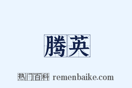 腾英是什么意思的图片